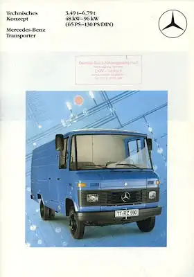 Mercedes-Benz Transporter Prospekt 6.1982