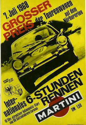 Programm Nürburgring 7.7.1968