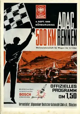 Programm Nürburgring 4.9.1966