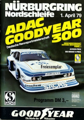 Original Rennprogramm ADAC 1000km Rennen Nürburgring 27.05.1962