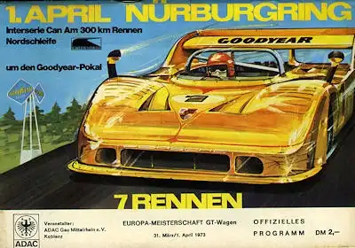 Programm Nürburgring 31.3.1973