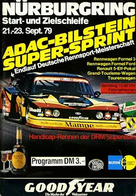 Programm Nürburgring 21.9.1979