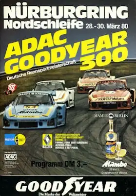 Programm Nürburgring 28.3.1980