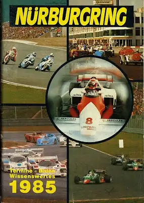 Programm Nürburgring für das gesamte Jahr 1985