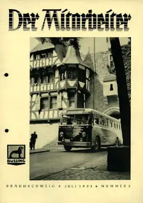 Büssing Mitarbeiter Nr. 5 Juli 1951