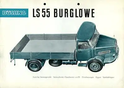 Büssing LS 55 Burglöwe Prospekt 5.1959