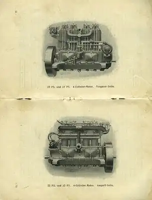 Büssing Motor 22 / 32 PS Bedienungsanleitung 1912