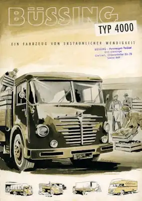 Büssing 4000 Prospekt 1954