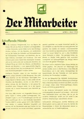 Büssing Mitarbeiter Nr. 7 April-Mai 1950