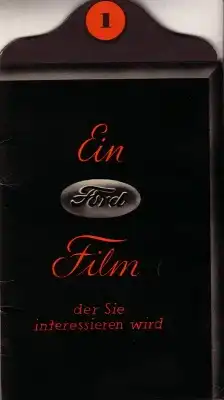 Ford Werk-Köln Prospekt 1930er Jahre