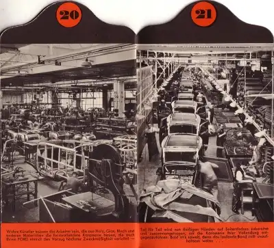 Ford Werk-Köln Prospekt 1930er Jahre