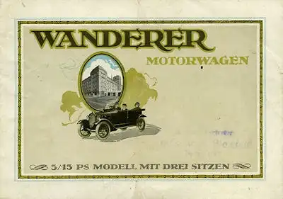 Wanderer 5/15 PS Prospekt 1924