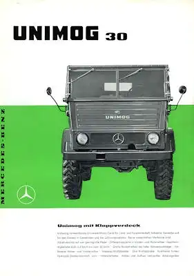 Mercedes-Benz Unimog 30 Prospekt 1963