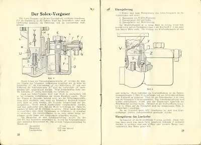 Dixi 3/15 PS Bedienungsanleitung 1920er Jahre