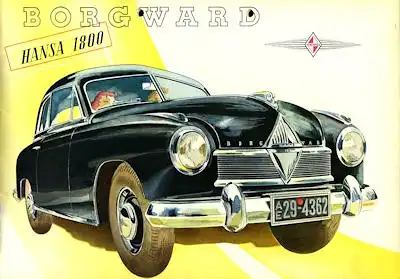 Borgward Hansa 1800 Prospekt 7.1952