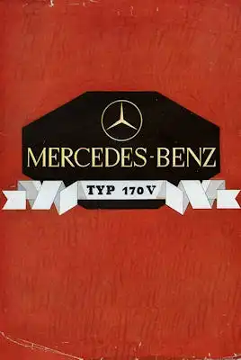 Mercedes-Benz Typ 170 V Prospekt 6.1936