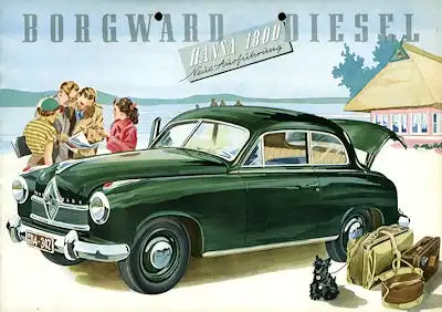 Borgward Hansa 1800 D Prospekt ca. 1953