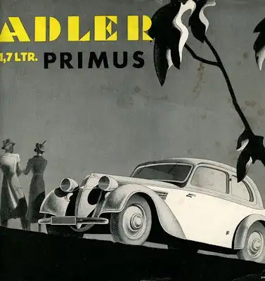 Adler Primus Prospekt 1937