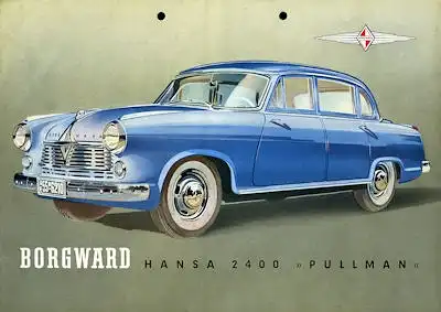 Borgward Hansa 2400 Prospekt ca. 1952