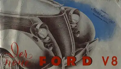 Ford V 8 Prospekt 1937
