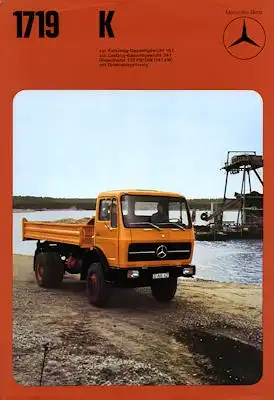 Mercedes-Benz 9 Prospekte 1974