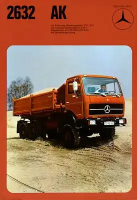 Mercedes-Benz 9 Prospekte 1974