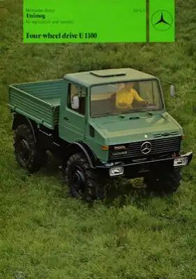 Mercedes-Benz Unimog U 1300 Prospekt 6.1980 e