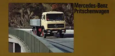 Mercedes-Benz Pritschenwagen Prospekt 1979
