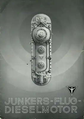 Junkers Diesel-Flugmotoren Prospekt 1937