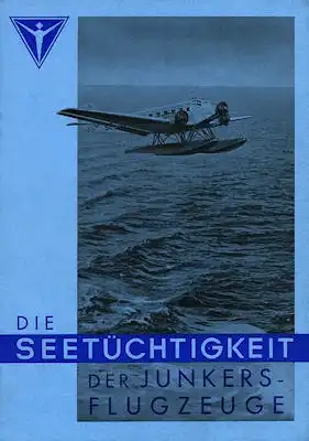 Junkers Seetüchtigkeit Prospekt 1937