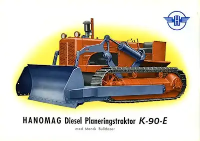 Hanomag K 90 E Prospekt ca. 1953 s
