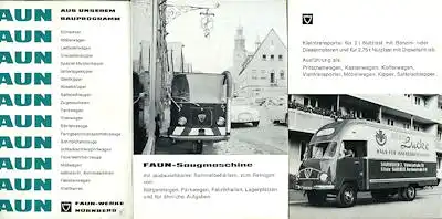 Faun Programm ca. 1960