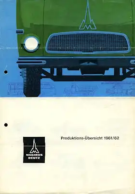Magirus Deutz Programm 1961/62