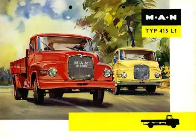 MAN Typ 415 L1 Prospekt ca. 1960