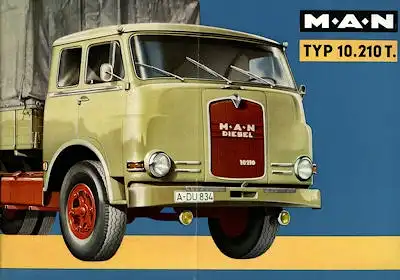 MAN Typ 10.210 T Prospekt ca. 1960