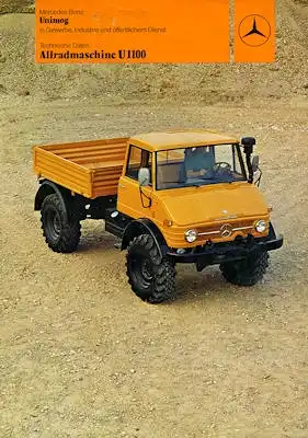 Mercedes-Benz Unimog U 1100 Prospekt 12.1983