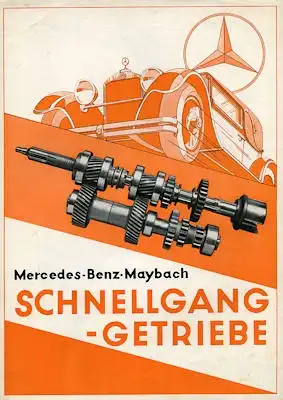Mercedes-Benz-Maybach Schnellgang Getriebe Prospekt 8.1930