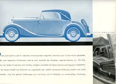 Mercedes-Benz Typ 170 Prospekt 1.1933