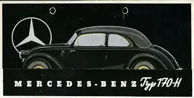 Mercedes-Benz Typ 170-H Prospekt 1938