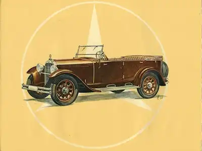 Mercedes-Benz Typ Stuttgart 260 Prospekt 2.1931