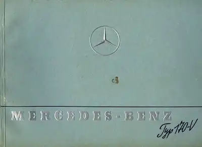 Mercedes-Benz Typ 170 V Prospekt 1.1939