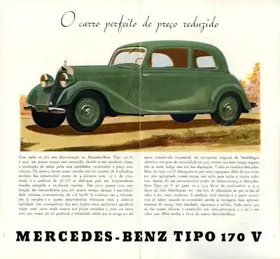 Mercedes-Benz Typ 170 V Prospekt 1938 port