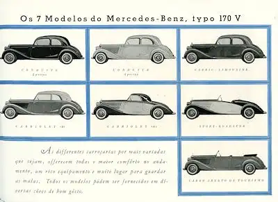 Mercedes-Benz Typ 170 V Prospekt 1.1939 port