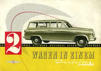 Borgward Isabella Combi Prospekt 6.1955