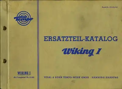 Tempo Wicking I Ersatzteilliste 7.1959