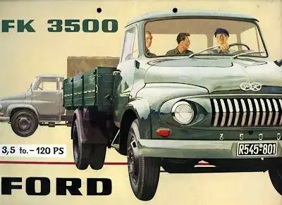 Ford FK 3500 Prospekt ca. 1955