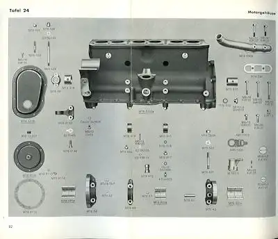 BMW 303 1,2 Ltr. / 30 PS Ersatzteilliste 6.1934