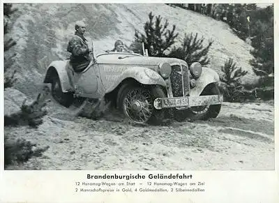 Hanomag bei der Brandenburgischen Geländefahrt 1930er Jahre