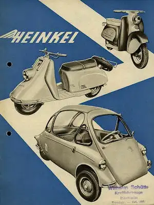 Heinkel Programm ca. 1957
