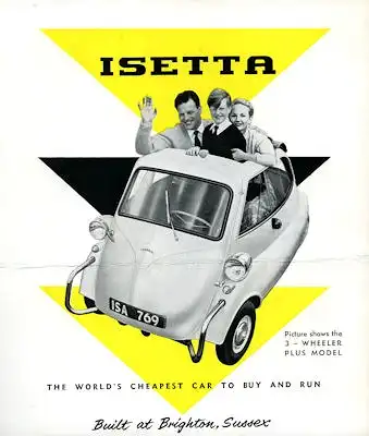 Isetta Prospekt 1950er Jahre e